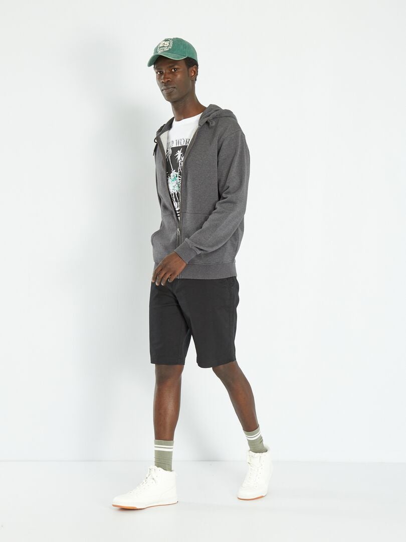 SWEAT À CAPUCHE GRIS FONCE PALUDEN PALSIDG : PALUDEN Textile SWEAT À CAPUCHE GRIS FONCE PALUDEN PALSIDG : PALUDEN Textile