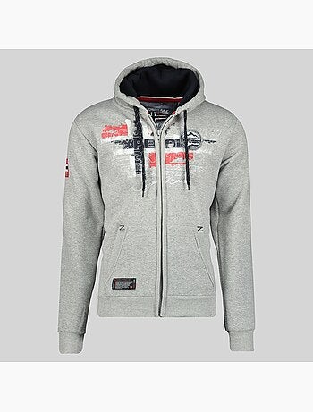 Sweat zippé à capuche gutta – geographical norway