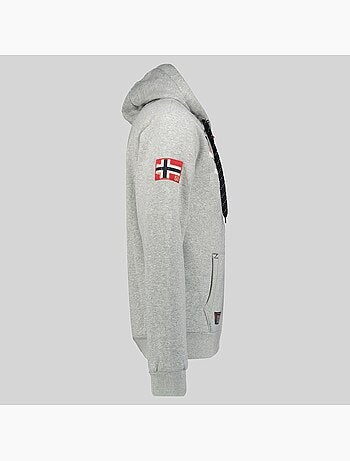 Sweat zippé à capuche gutta – geographical norway