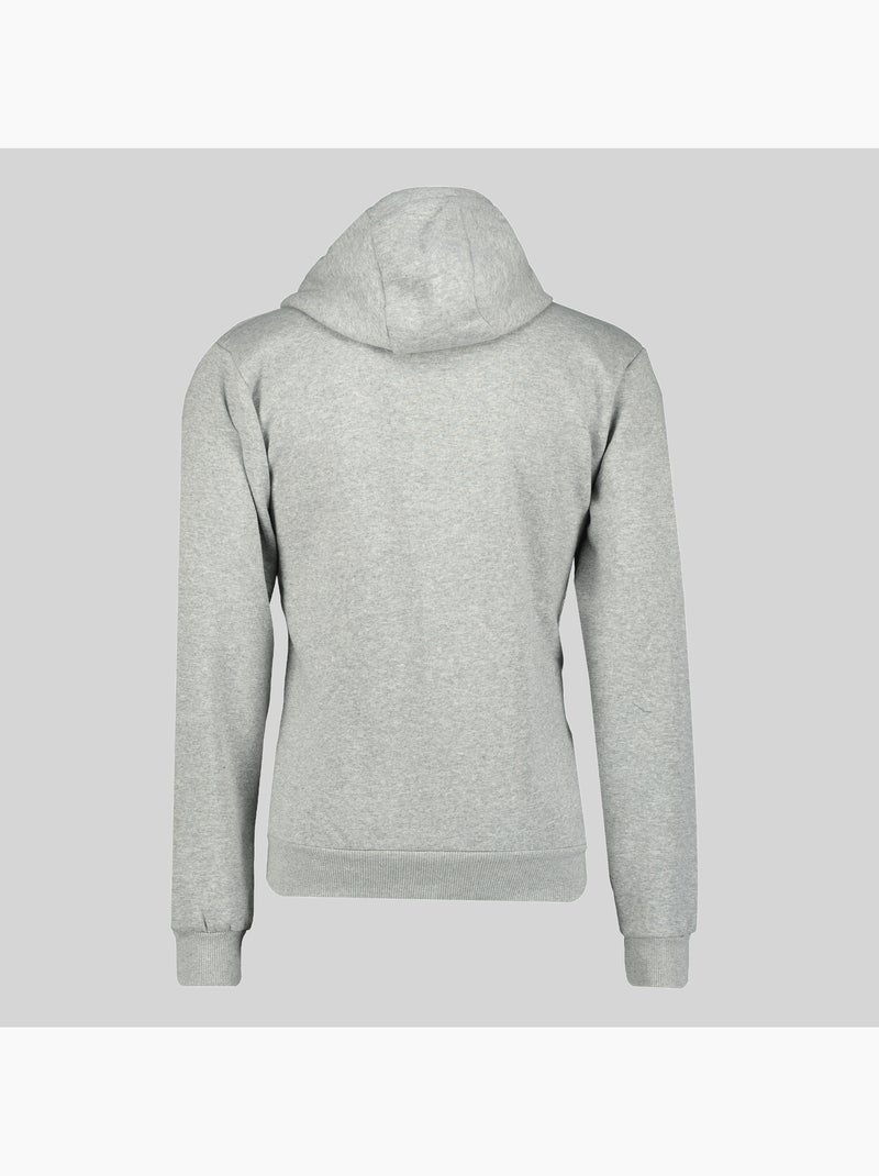 Sweat zippé à capuche gutta – geographical norway Gris clair - Kiabi