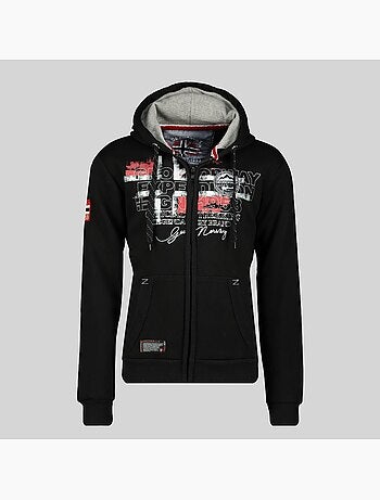 Sweat zippé à capuche gutta – geographical norway