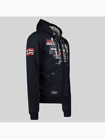 Sweat zippé à capuche gutta – geographical norway