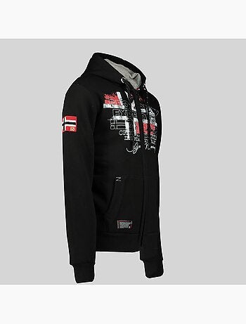 Sweat zippé à capuche gutta – geographical norway