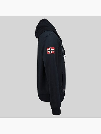 Sweat zippé à capuche gutta – geographical norway