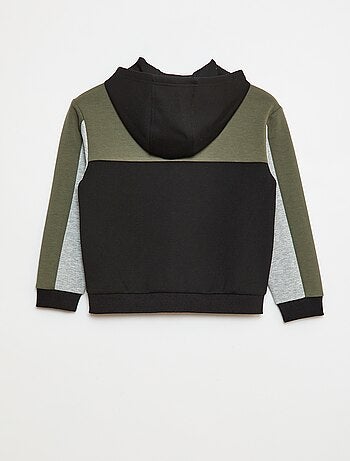 Sweat zippé à capuche
