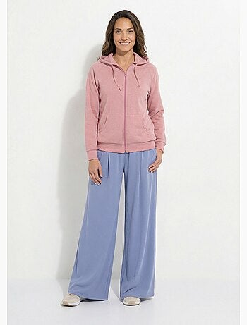 Sweat zippé à capuche molleton gratté - Afibel