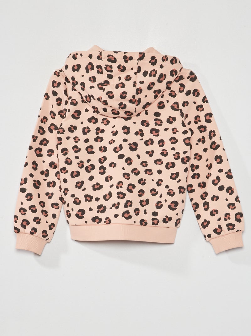 Acheter Rose - Lipsy Sweat à capuche zippé en velours from Luxembourg