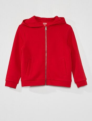Sweat zippé à capuche - Kiabi