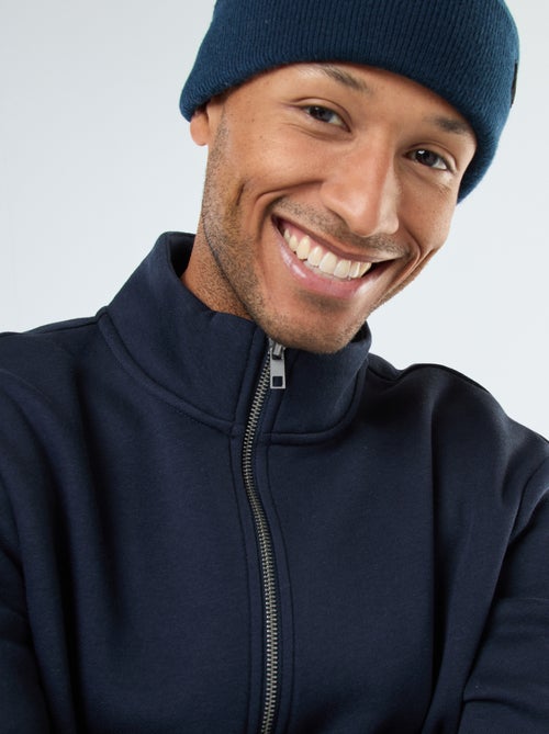 Sweat zippé à col montant - Kiabi