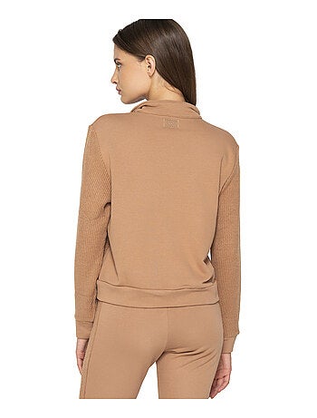 Sweat zippé à manches longues Sweetened
