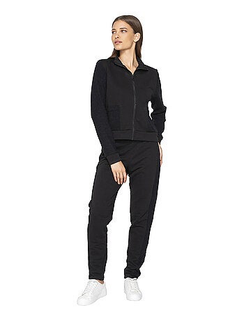 Sweat zippé à manches longues Sweetened