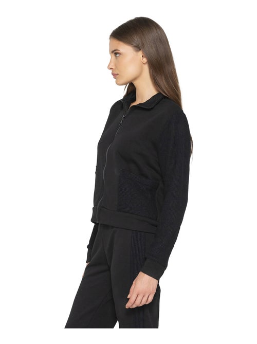 Sweat zippé à manches longues Sweetened - Kiabi Sweat zippé à manches longues Sweetened - Kiabi