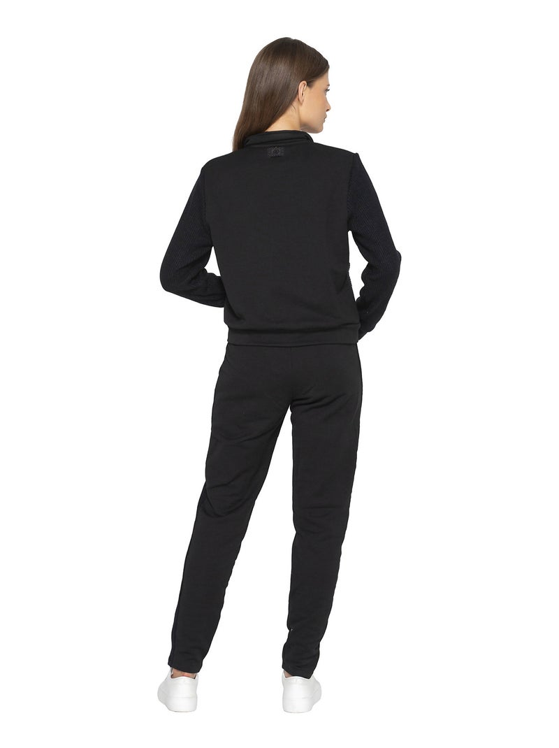 Sweat zippé à manches longues Sweetened Noir - Kiabi