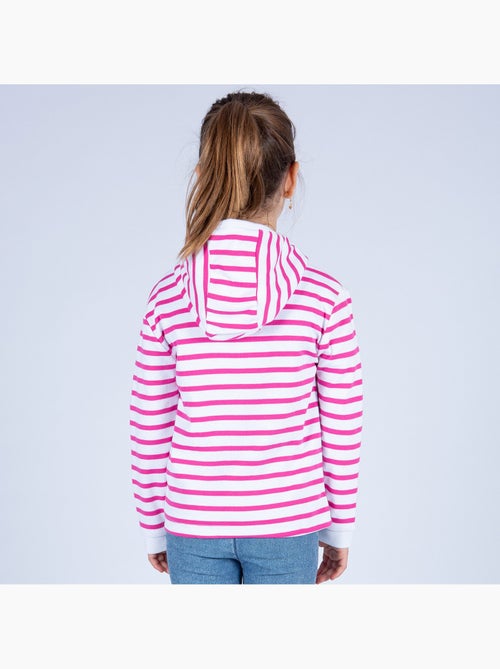 Sweat zippé à rayures pour enfants 'Breizh Océan', Veste garçon ou fille - Kiabi Sweat zippé à rayures pour enfants 'Breizh Océan', Veste garçon ou fille - Kiabi