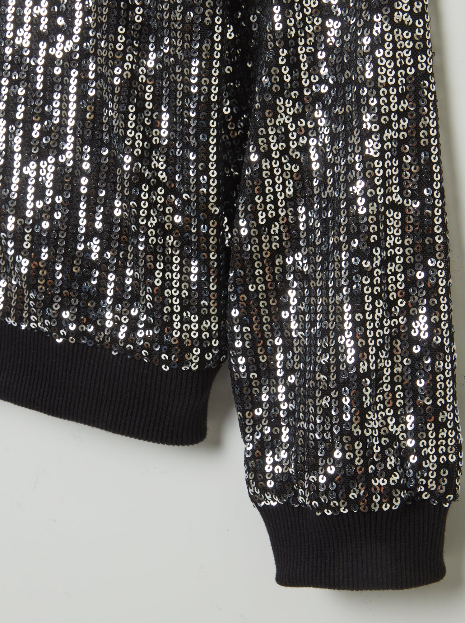 Haut à Sequins Gris Max & Co Taille S - Coton, Manches Longues - Occasion Très Bon état