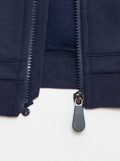 Sweat zippé aimanté à capuche - collection facile à enfiler - Kiabi