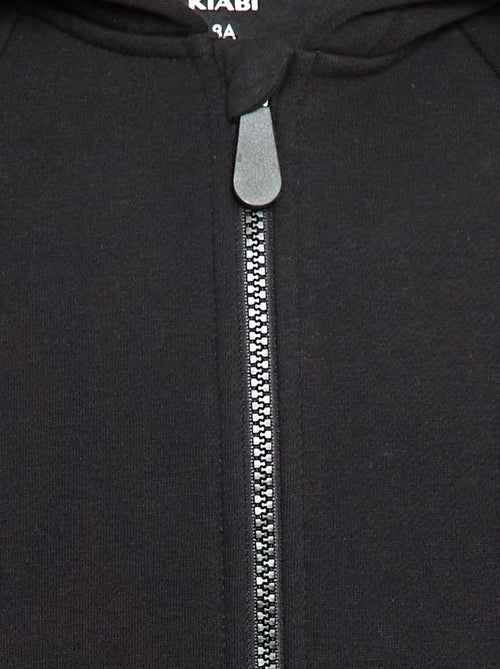 Sweat zippé aimanté à capuche - collection facile à enfiler - Kiabi