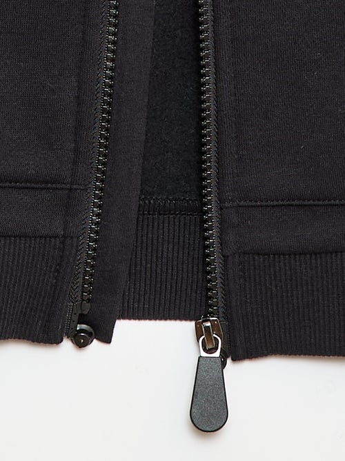 Sweat zippé aimanté à capuche - collection facile à enfiler - Kiabi