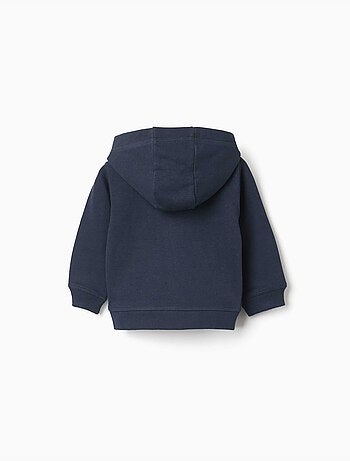 Sweat zippé avec broderie en bouclettes ZY