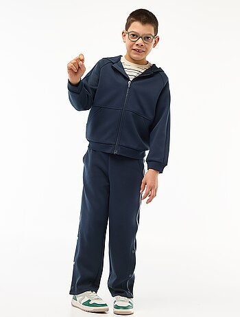 Sweat zippé avec col capuche - collection facile à enfiler