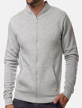 Gilet molleton zippé