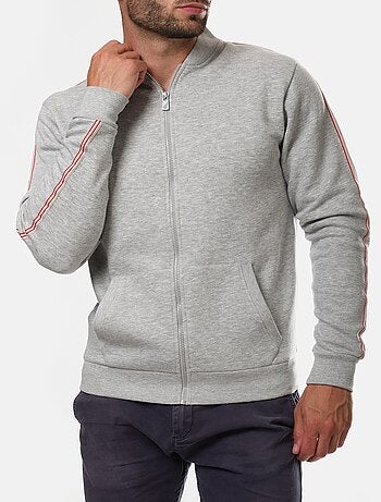 Gilet molleton zippé