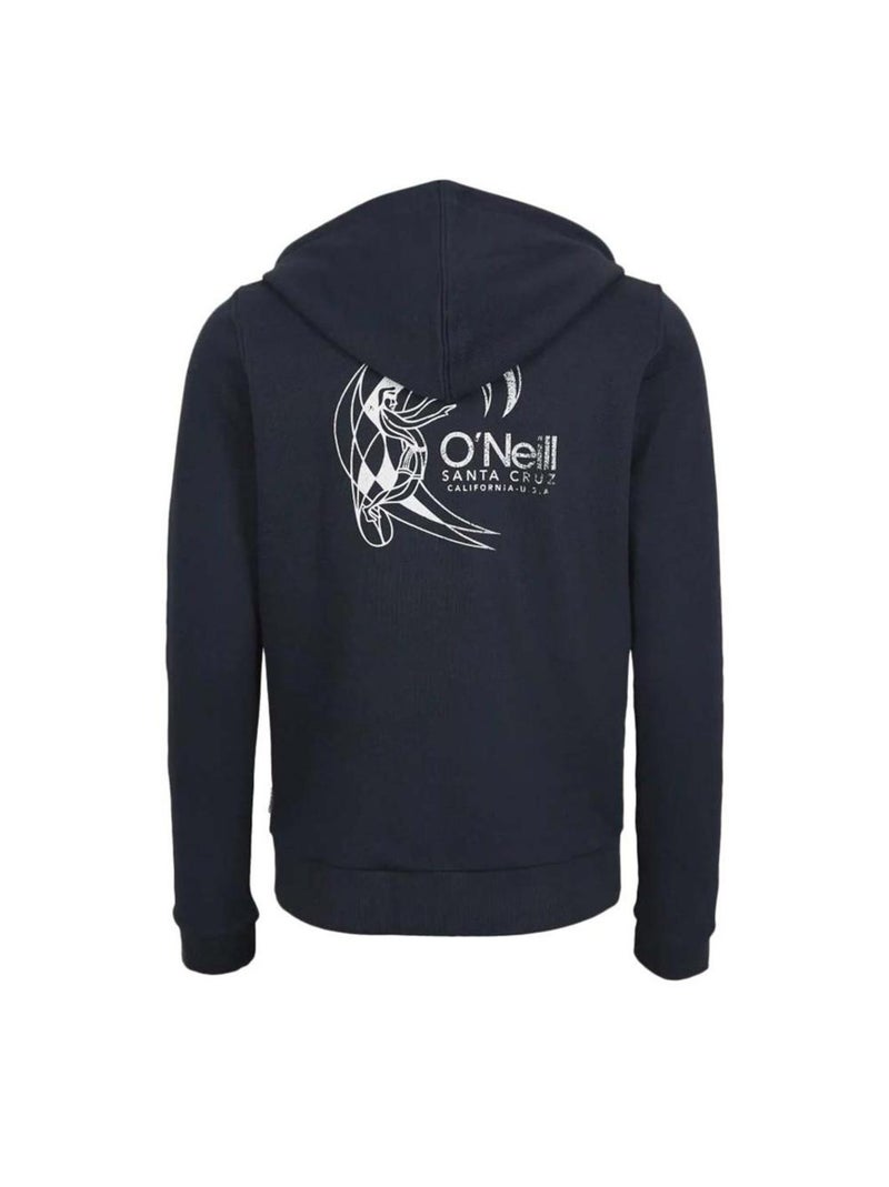 Sweat zippé capuche  femme O'Neill Circle Surfer Bleu marine - Kiabi