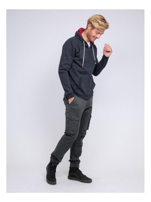 Sweat zippé capuche WAMIN - Kiabi