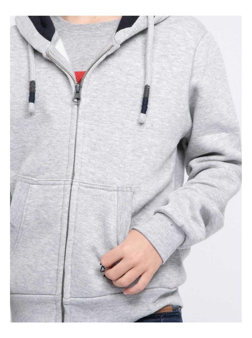 Sweat zippé capuche WAMIN garçon - Kiabi