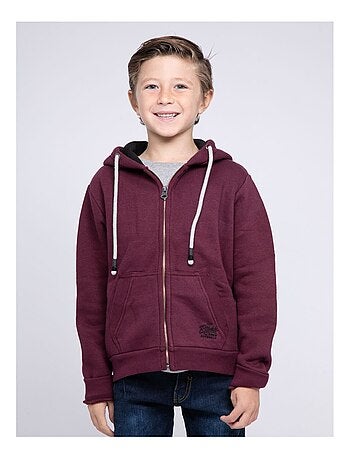 Sweat zippé capuche WAMIN garçon