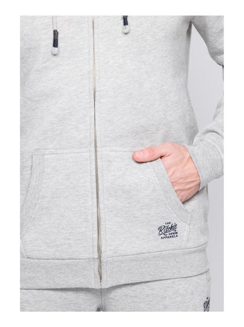Sweat zippé capuche WAMIN - Kiabi