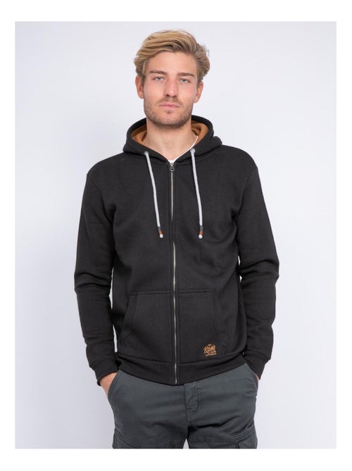 Sweat zippé capuche WAMIN - Kiabi