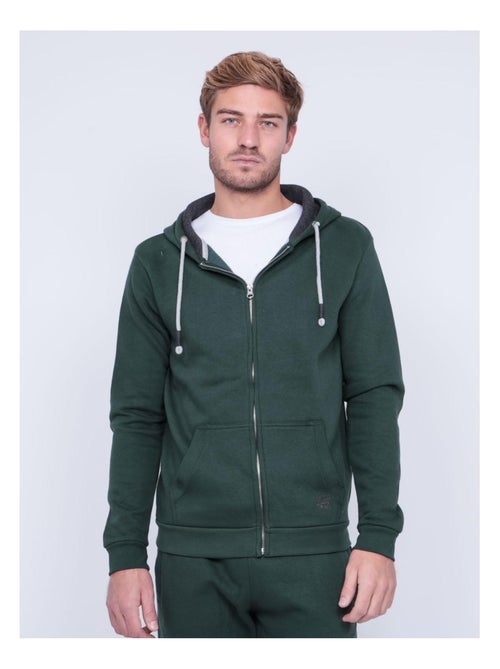 Sweat zippé capuche WAMIN - Kiabi