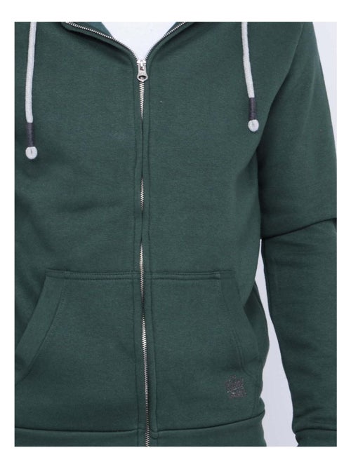 Sweat zippé capuche WAMIN - Kiabi