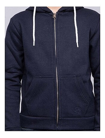 Sweat zippé capuche WAMS garçon