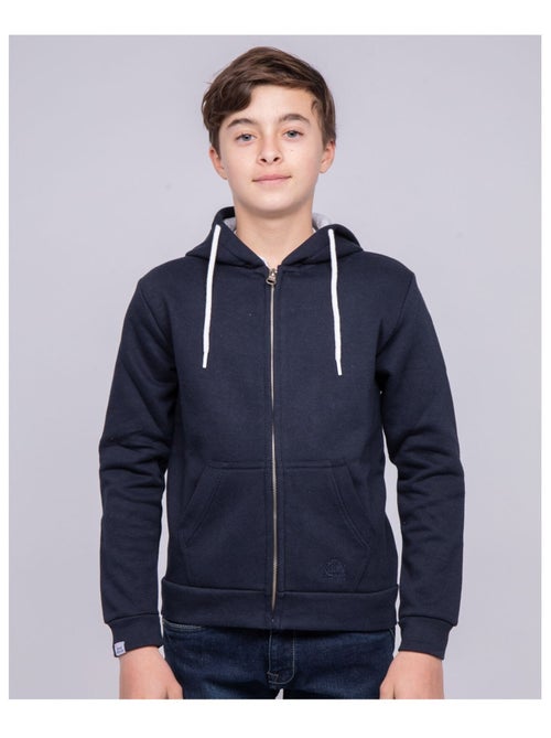 Sweat zippé capuche WAMS garçon - Kiabi