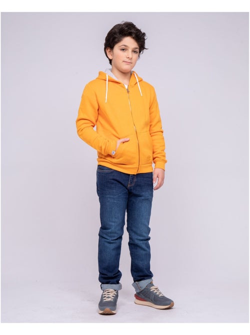 Sweat zippé capuche WAMS garçon - Kiabi
