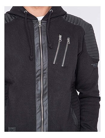 Sweat zippé capuche WEST
