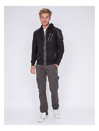 Sweat zippé capuche WEST