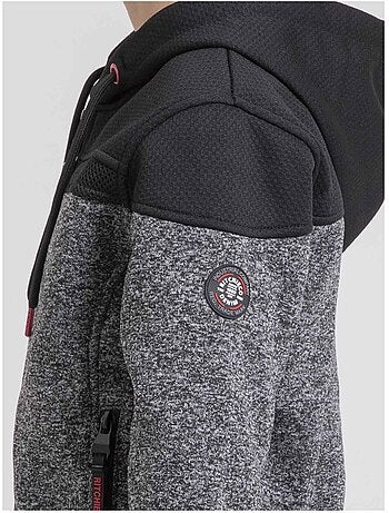 Sweat zippé capuche wildomax garçon