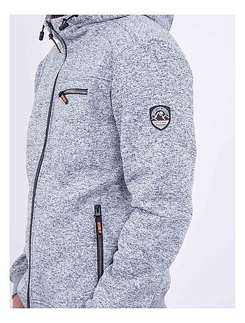 Sweat zippé col montant capuche WEMOVE