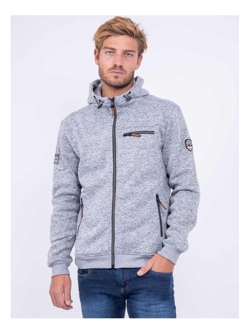Sweat zippé col montant capuche WEMOVE - Kiabi