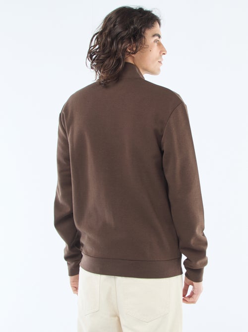 Sweat zippé col montant - Kiabi