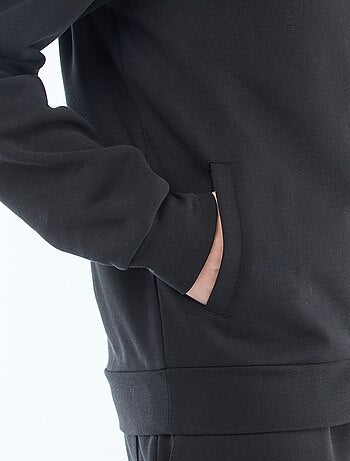 Sweat zippé col montant