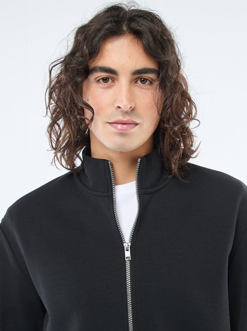 Sweat zippé col montant - Kiabi Sweat zippé col montant - Kiabi
