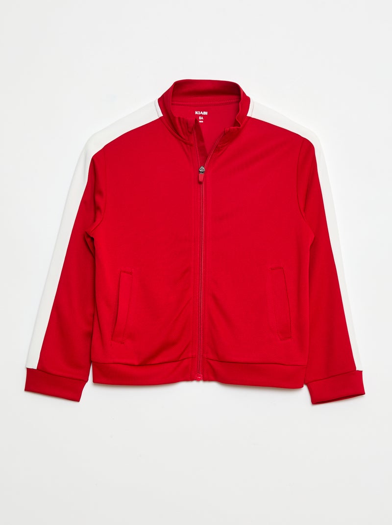 Haut Femme Dsquared2 Rouge à Zip Et Péplum - Taille S (IT 40) - Neuf Sans étiquettes