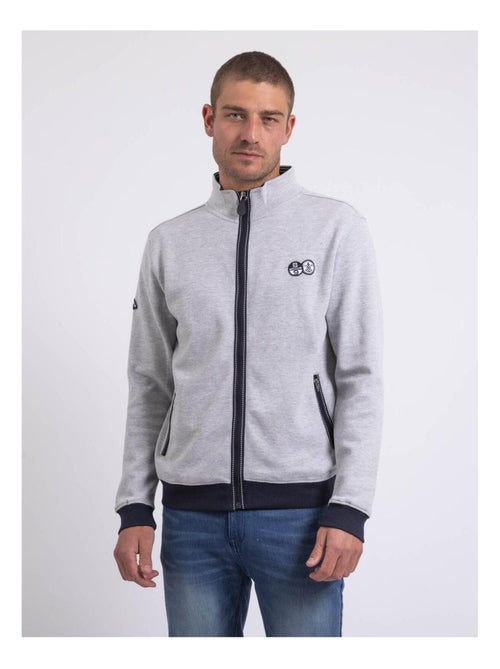 Sweat zippé col montant WALBEACH - Kiabi