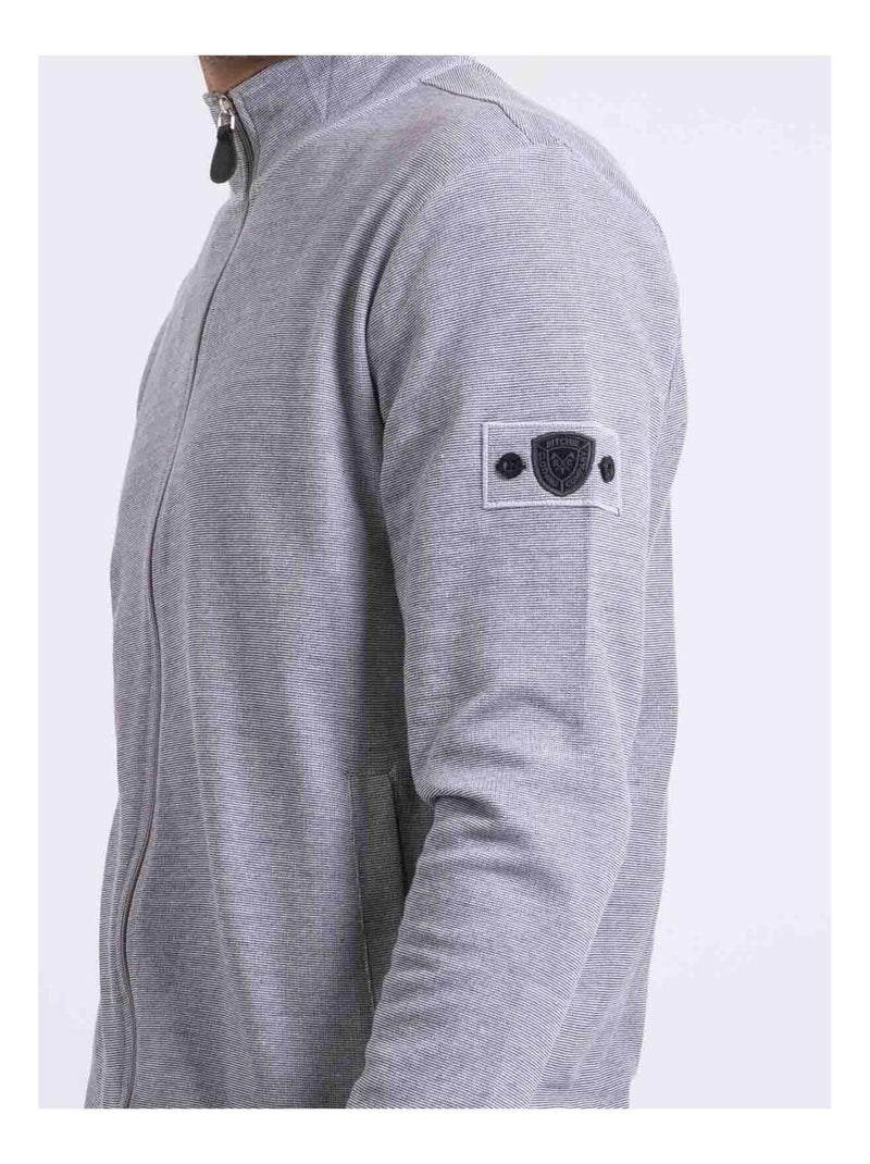 Sweat zippé col montant WESTUNION Noir - Kiabi