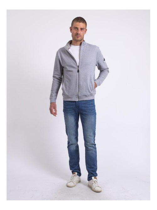 Sweat zippé col montant WESTUNION - Kiabi