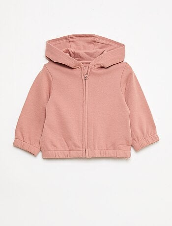 Sweat zippé en french terry